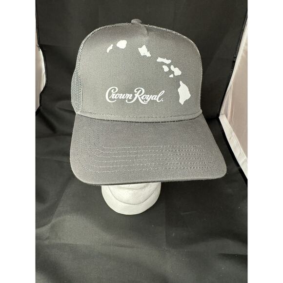 Hawaii Crown Royal Gray Otto Trucker Mesh SnapBack - Picture 1 of 4